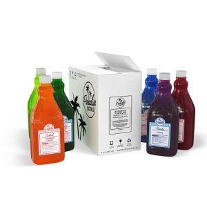 Cocktail or Premium Granita syrups. You choose ANY mixed 6 flavours.