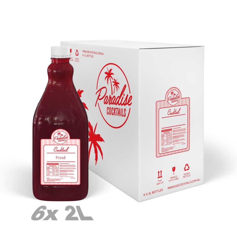 Frosé - frozen rose wine